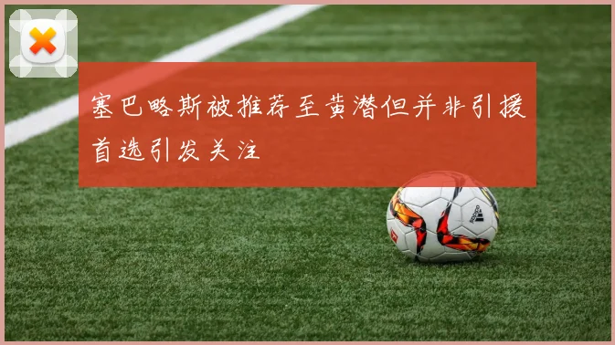 塞巴略斯被推荐至黄潜但并非引援首选引发关注